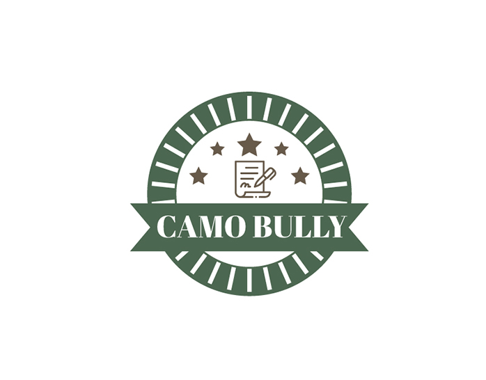 Camo Bully | Outstanding Defense Academy Logo Design